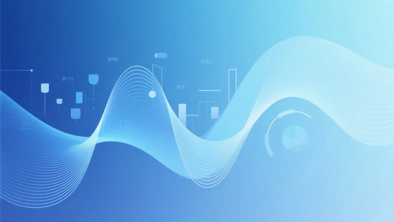 数据仪表盘插画