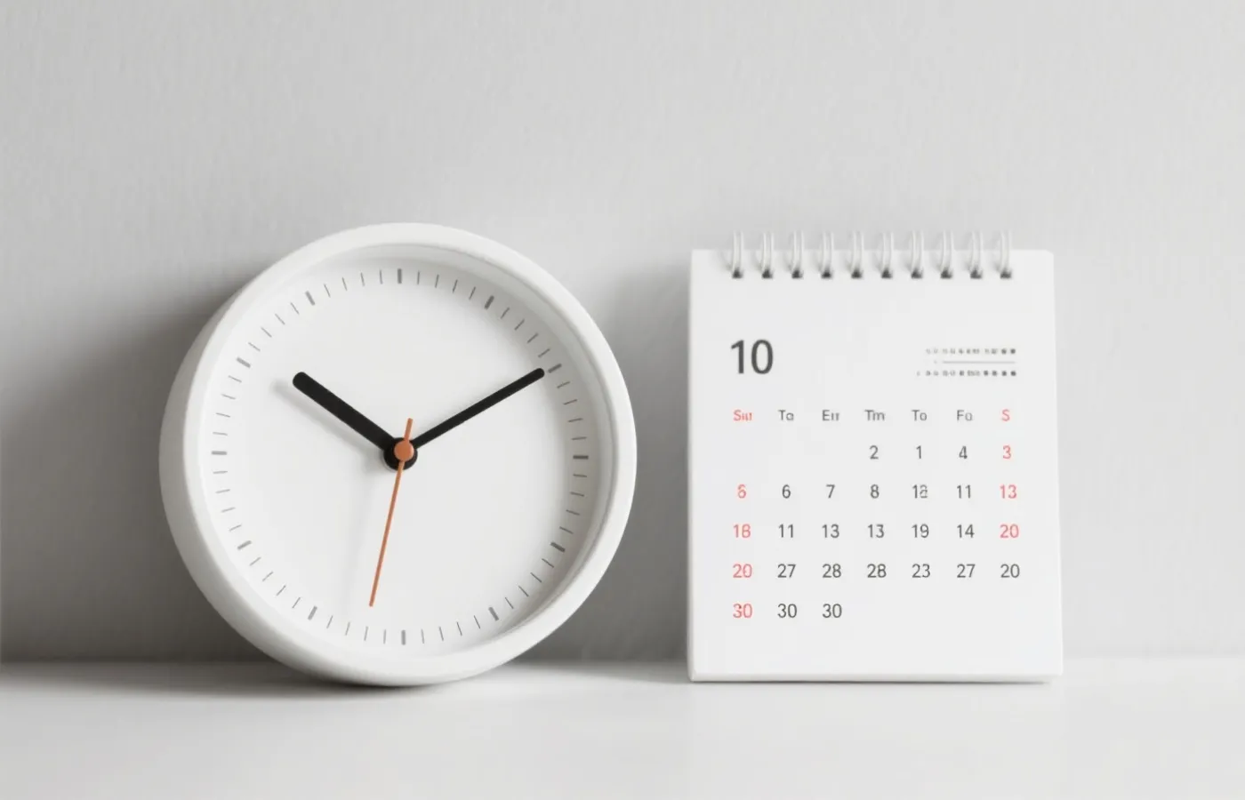 时间与日历示意图